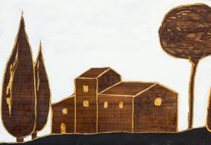 Tuscany Countryside Engraved