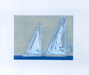 Graffito vele I - bagno onda