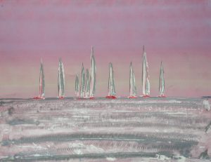regatta al tramonto 80 x 106