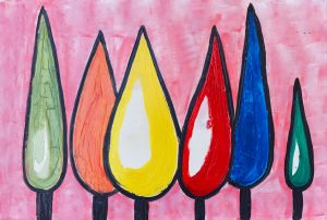 Forest of Cypress pink