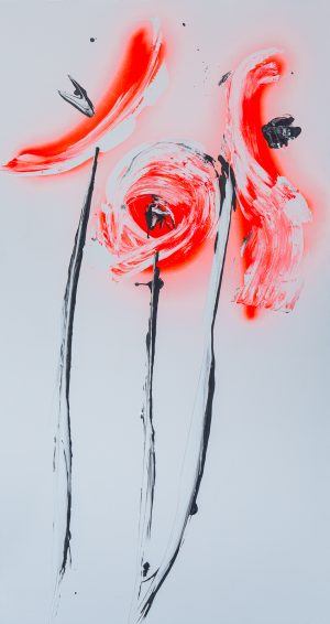 Fluo Summer Poppies vertical